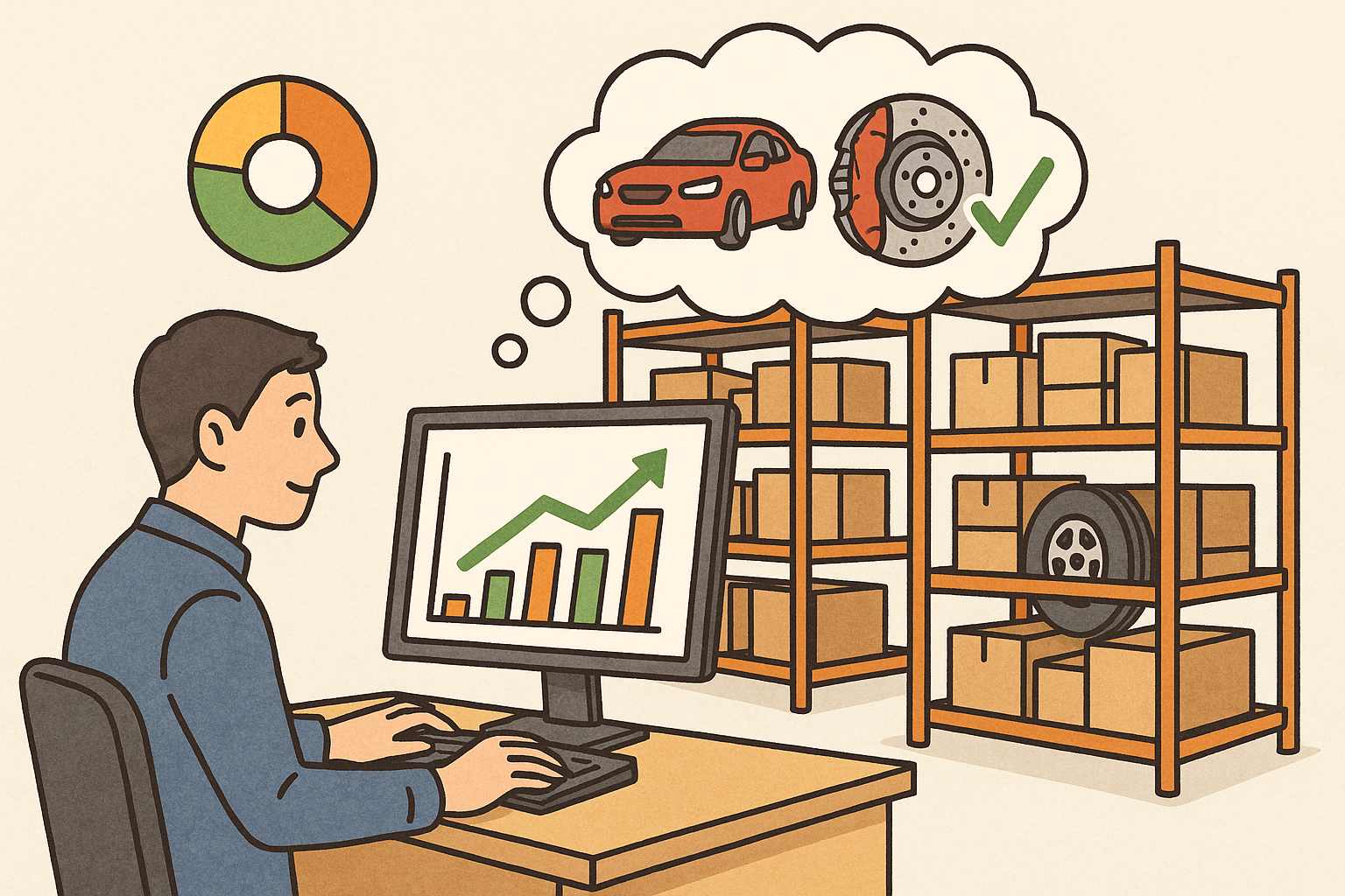 自動車補給部品の在庫管理を最適化する方法｜欠品防止とコスト削減の両立を実現する考え方